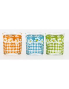 LINDA LITTLE DAISY BICCHIERE ACQUA SET 3 PZ su TreG Ingrosso