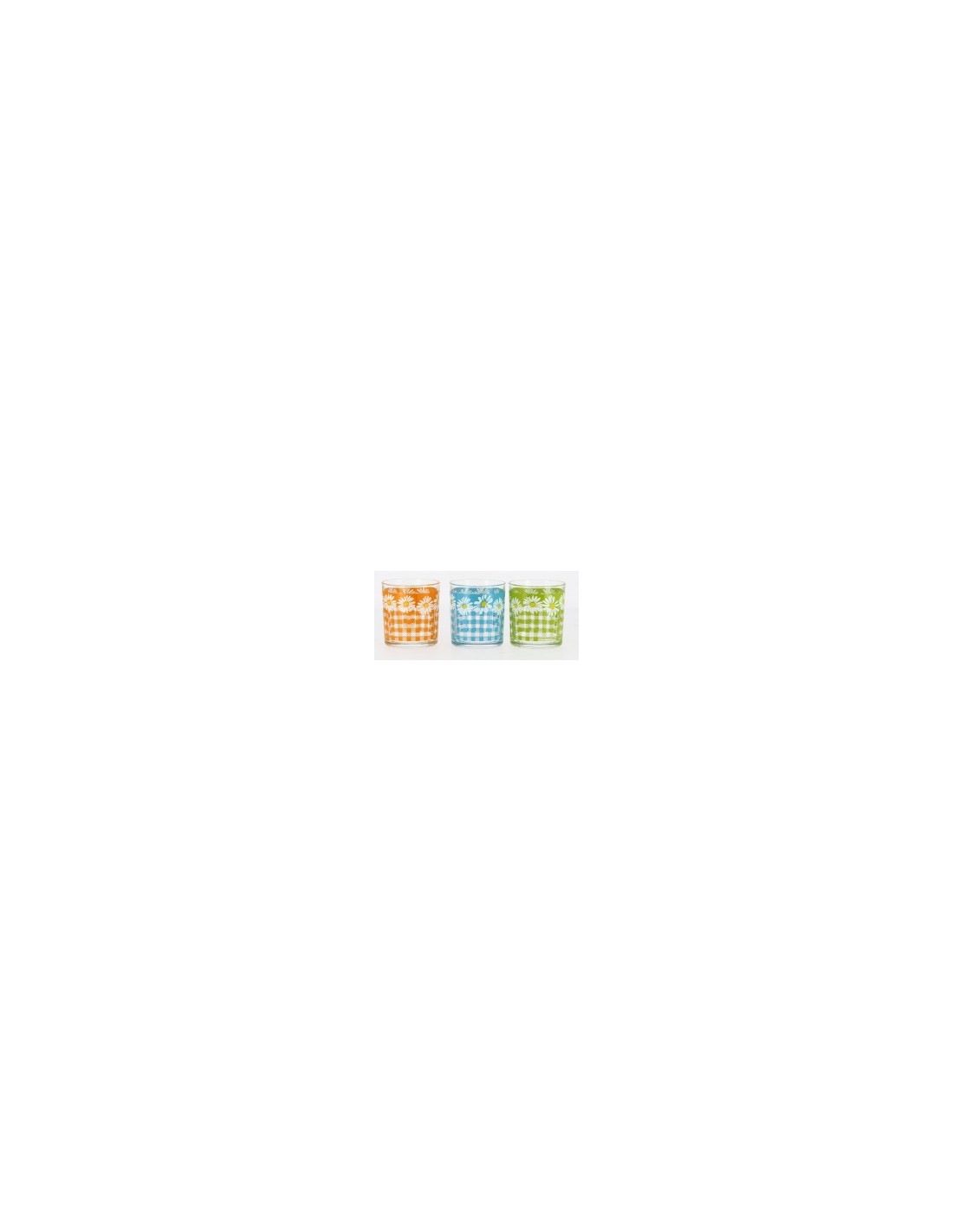 LINDA LITTLE DAISY BICCHIERE ACQUA SET 3 PZ su TreG Ingrosso