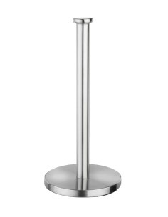 Porta asciugamani di carta in acciaio inox, dimensioni D. 14,7 x H. 33,5 cm, acciaio inossidabile, resistente, design moderno