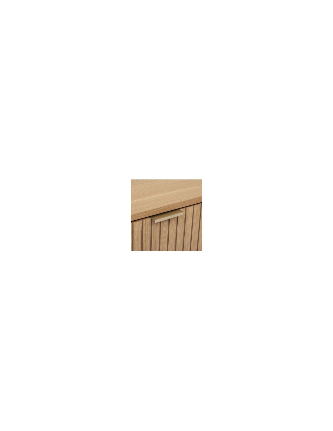 Comodino "Tasso" 2 cassetti, dimensioni L. 40 x P. 40 x H. 52,5 cm, peso 11,450 kg, design compatto, camera da letto, pratico