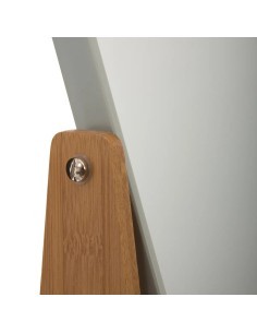 Specchio Natureo 16 cm x 22 cm, cornice in bambù, dimensioni L. 16 x H. 22 x P. 6 cm, stile naturale, bagno, camera da letto