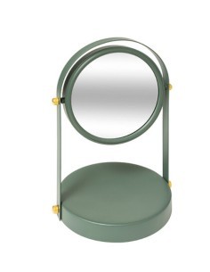 Specchio girevole rotondo Duo Ficus, dimensioni L. 26,5 x l. 18 x H. 16 cm, peso 0,620 kg, pratico, design elegante