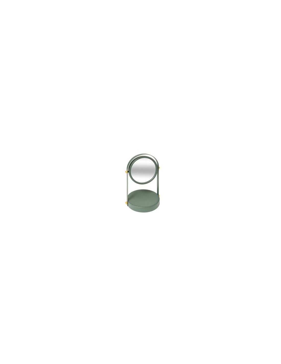 Specchio girevole rotondo Duo Ficus, dimensioni L. 26,5 x l. 18 x H. 16 cm, peso 0,620 kg, pratico, design elegante