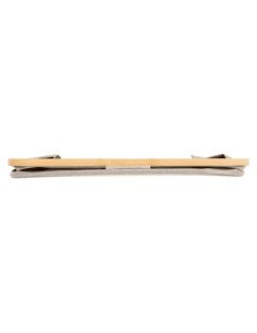 Cestino portaoggetti pieghevole 57x37x27 cm, poliestere e bambù, contenitore salvaspazio, cestino organizer, pieghevole, pratico