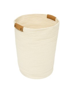 Cesto portabiancheria Duo 80L avorio, dimensioni L. 56 x l. 44 x H. 44 cm, peso 1,840 kg, capiente, elegante