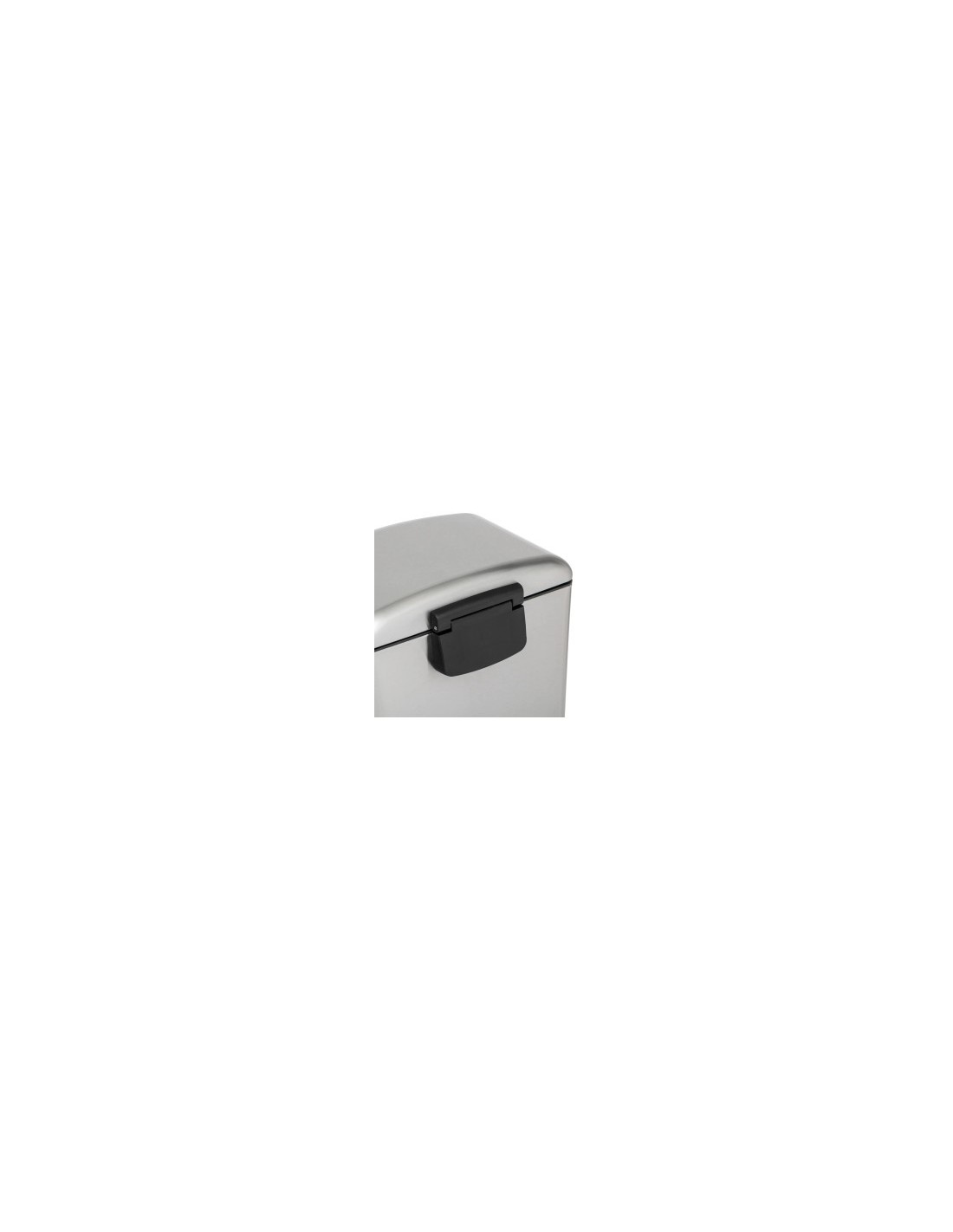 Ariane bidone per rifiuti in acciaio inox 20 litri, dimensioni L. 53,3 x l. 30 x h. 30 cm, resistente, moderno, bagno, cucina