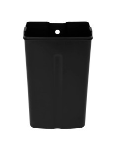 Ariane bidone per rifiuti in acciaio inox 20 litri, dimensioni L. 53,3 x l. 30 x h. 30 cm, resistente, moderno, bagno, cucina