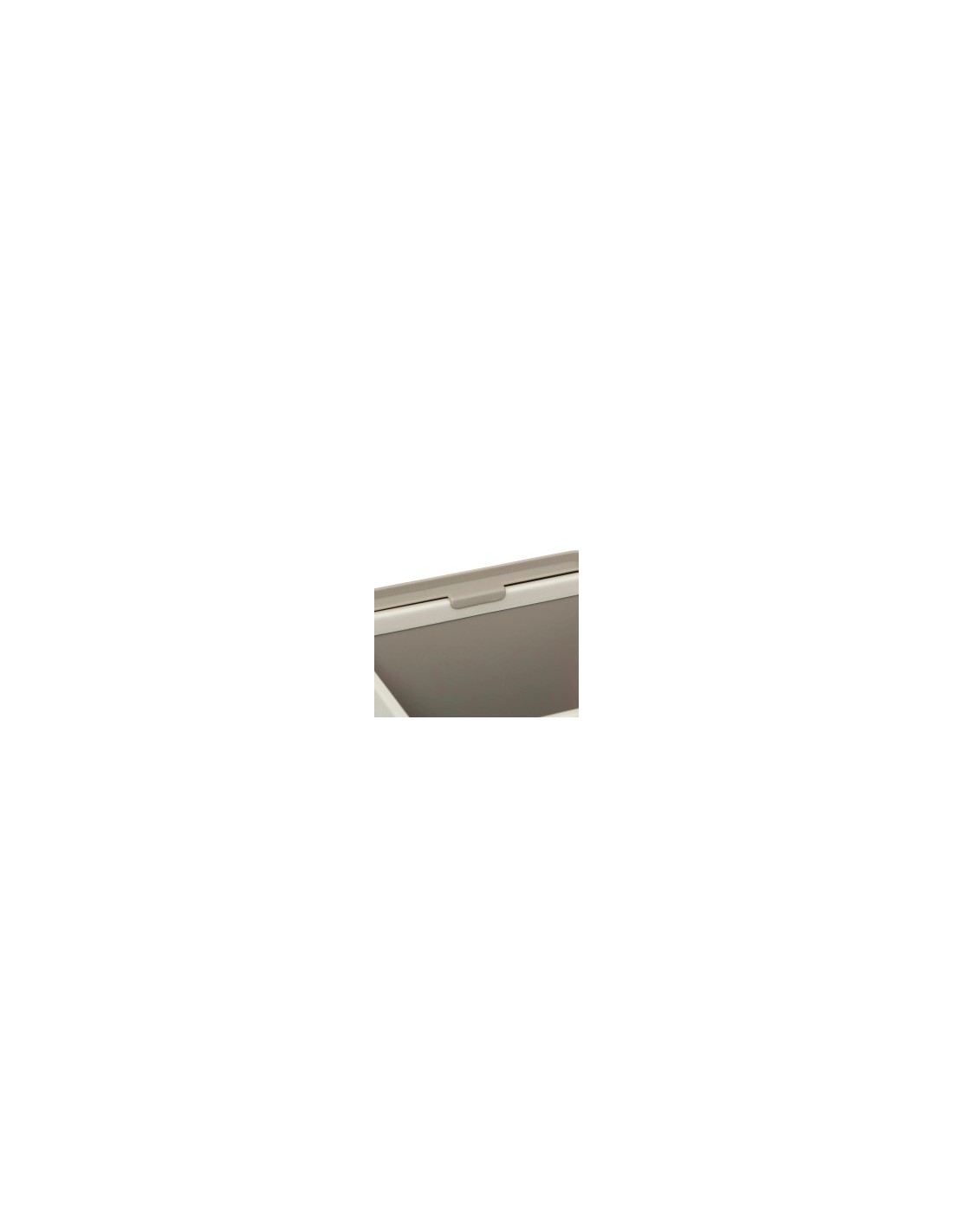 Bidone per il compost 5 litri in plastica color talpa, dimensioni L. 24,5 x P. 18,7 x H. 14,5 cm, leggero, ecologico, pratico