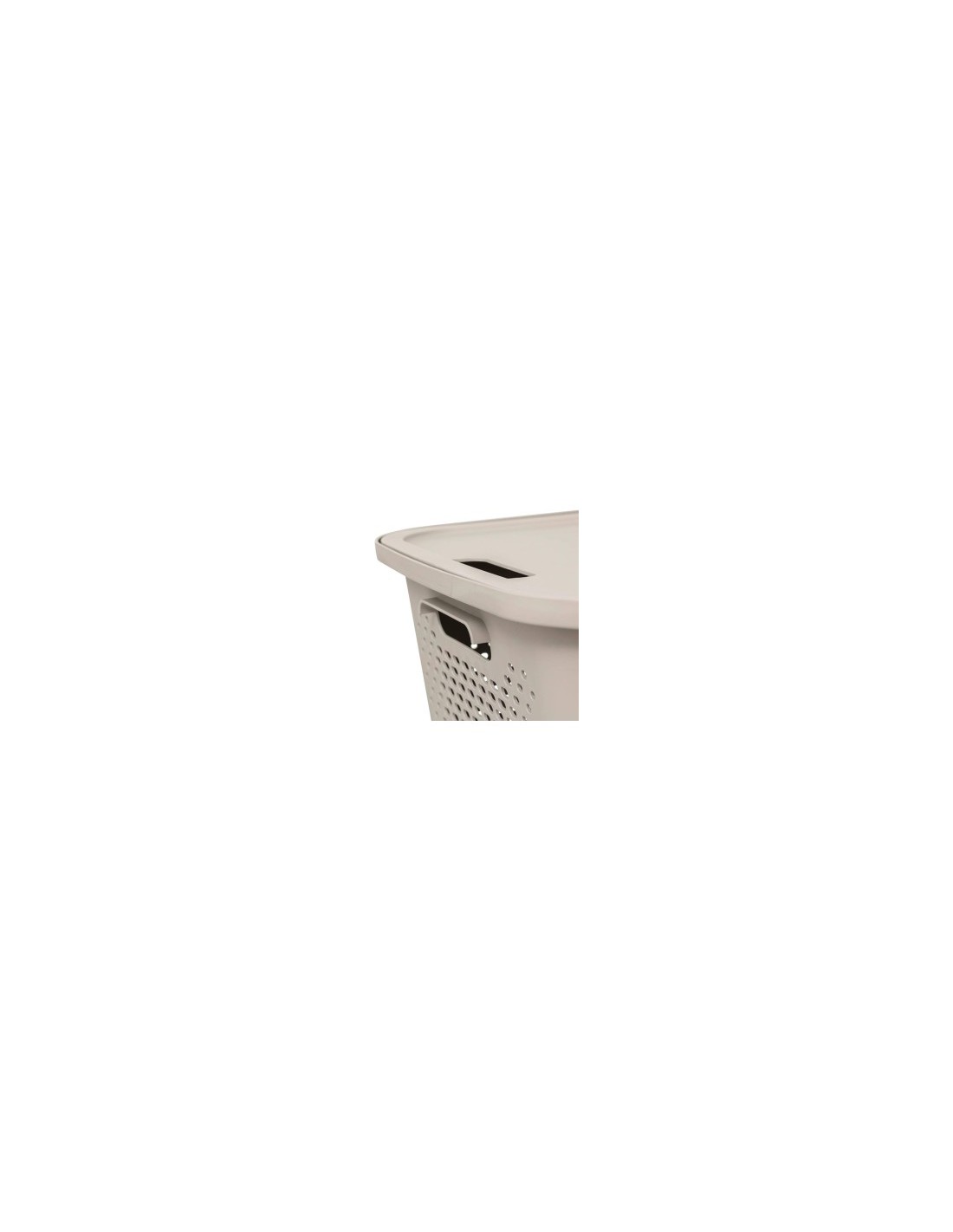 Cestello "Aera" 13,9L con coperchio, dimensioni L. 38 x l. 32,7 x H. 15,4 cm, leggero e pratico, ideale per organizzare casa