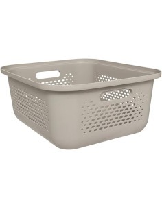 Cestello "Aera" 13,9L con coperchio, dimensioni L. 38 x l. 32,7 x H. 15,4 cm, leggero e pratico, ideale per organizzare casa