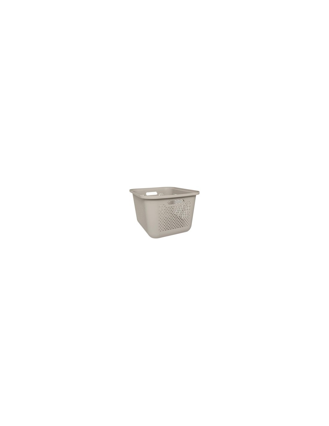 Cesto di copertura 5five 28L in lino color sabbia, dimensioni L. 38,2 x P. 32,7 x H. 22,8 cm, leggero, elegante, pratico