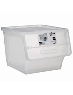 Box con apertura frontale 34L, dimensioni L. 38 x P. 45,5 x H. 31 cm, pratico e spazioso, ideale per organizzazione domestica