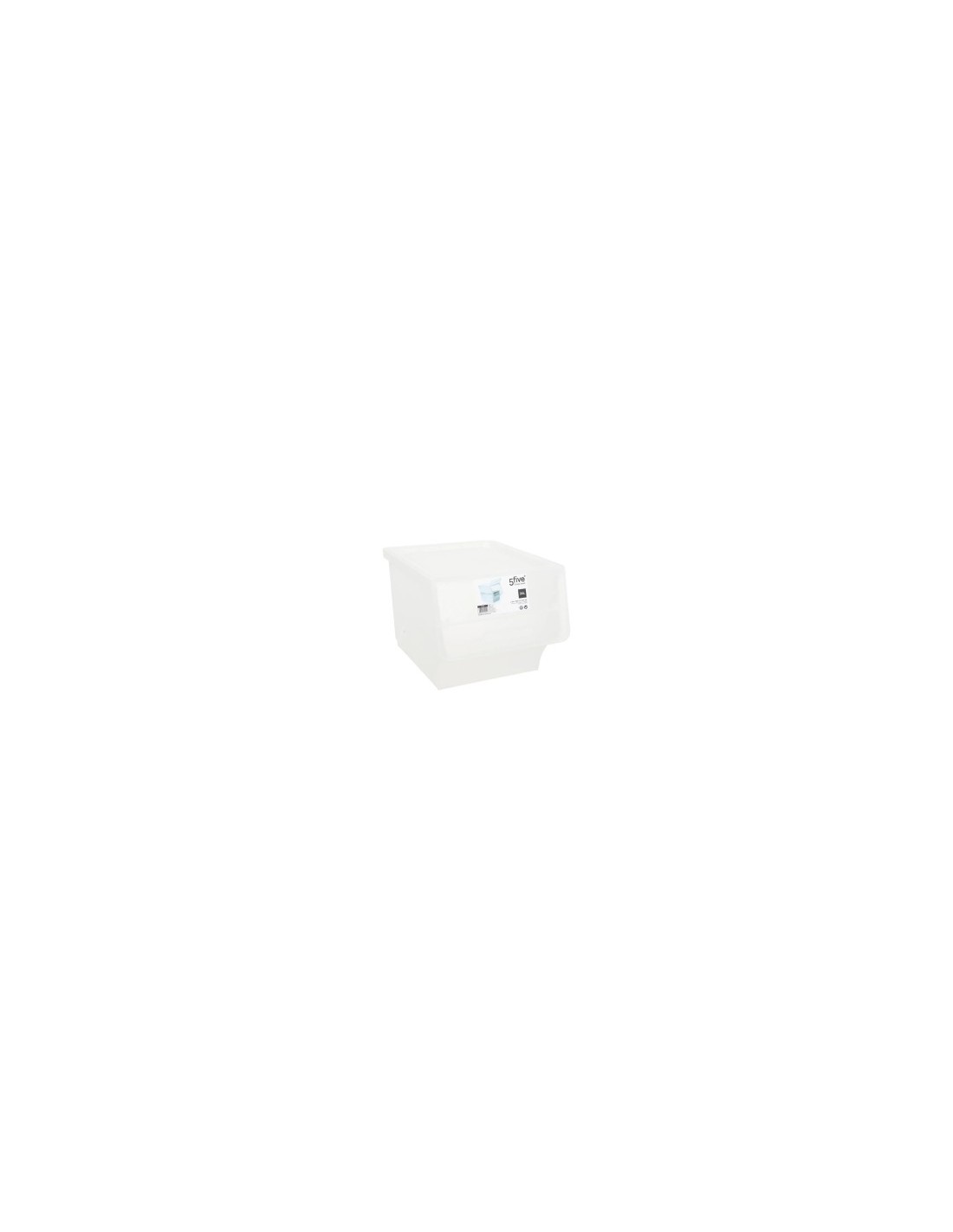 Box con apertura frontale 34L, dimensioni L. 38 x P. 45,5 x H. 31 cm, pratico e spazioso, ideale per organizzazione domestica