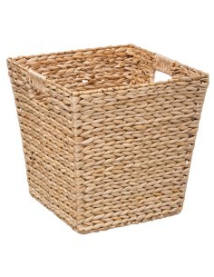 Cesta naturale 31x31 cm, dimensioni L. 31 x D. 31 x H. 31 cm, peso 0,575 kg, ideale per organizzazione e decorazione