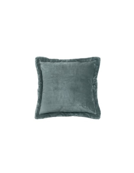 CUSCINO 204412A CUDDLY BLU EGEO 53X53 POLIESTERE
