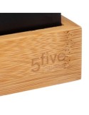 Organizer con base rimovibile in bambù, L. 29 x l. 10,8 x h. 10,4 cm, pratico e versatile per ogni ambiente