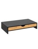 Supporto per monitor con cassetto, L. 47 x l. 25 x h. 10 cm, pratico e robusto per scrivania ordinata