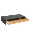 Supporto per monitor con cassetto, L. 47 x l. 25 x h. 10 cm, pratico e robusto per scrivania ordinata