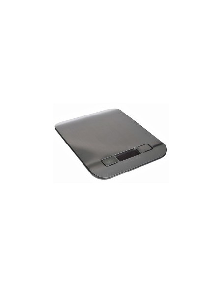 Bilancia digitale 5 kg in acciaio inox, L. 18 x l. 14 cm, precisa e compatta per cucina