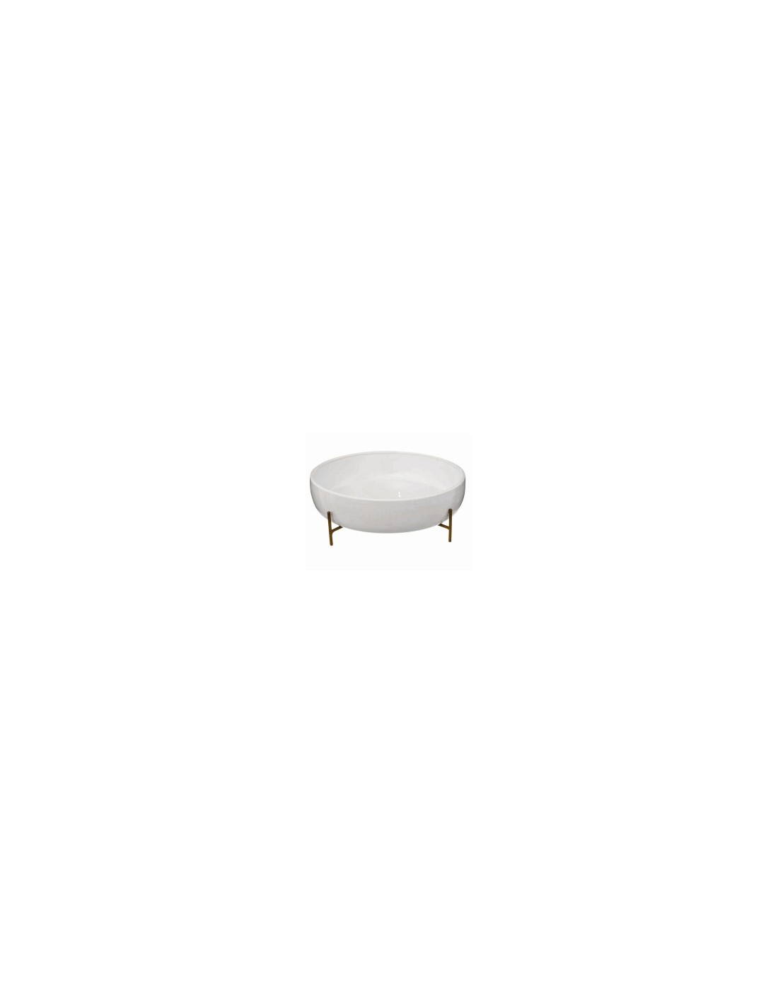 Insalatiera in ceramica con supporto, diametro 30 cm, elegante e pratica per servire