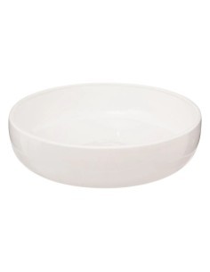 Insalatiera in ceramica con supporto, diametro 30 cm, elegante e pratica per servire