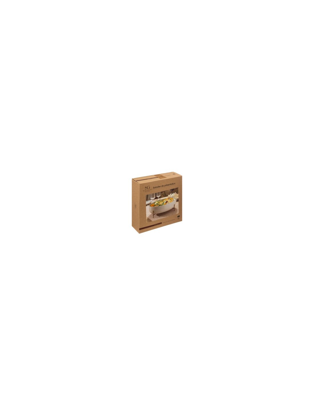 Insalatiera in ceramica con supporto, diametro 30 cm, elegante e pratica per servire