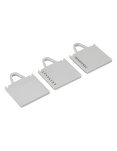 Mandolina multi-taglio con spingi-verdure, L. 26,5 x l. 15 x h. 9,5 cm, per affettare e tagliare con precisione