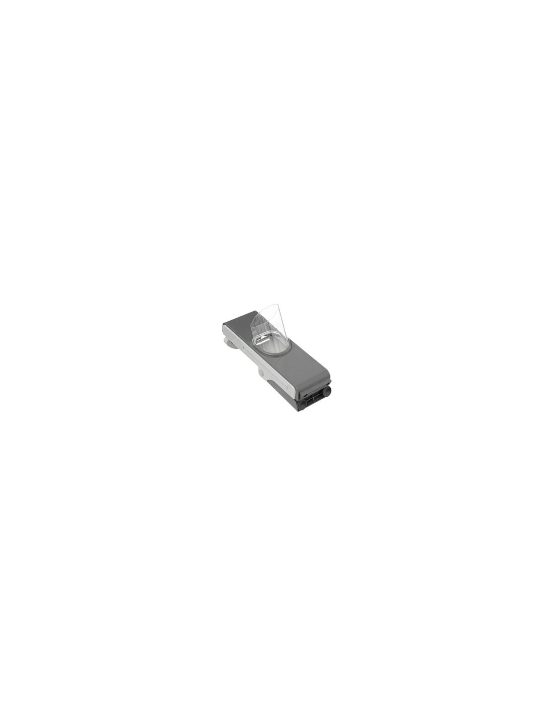 Mandolina multi-taglio con spingi-verdure, L. 26,5 x l. 15 x h. 9,5 cm, per affettare e tagliare con precisione