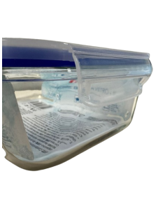 CONTENITORE 650ML VETRO ERMETICO RETTANGOLARE