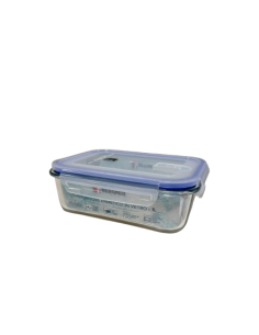 CONTENITORE 650ML VETRO ERMETICO RETTANGOLARE