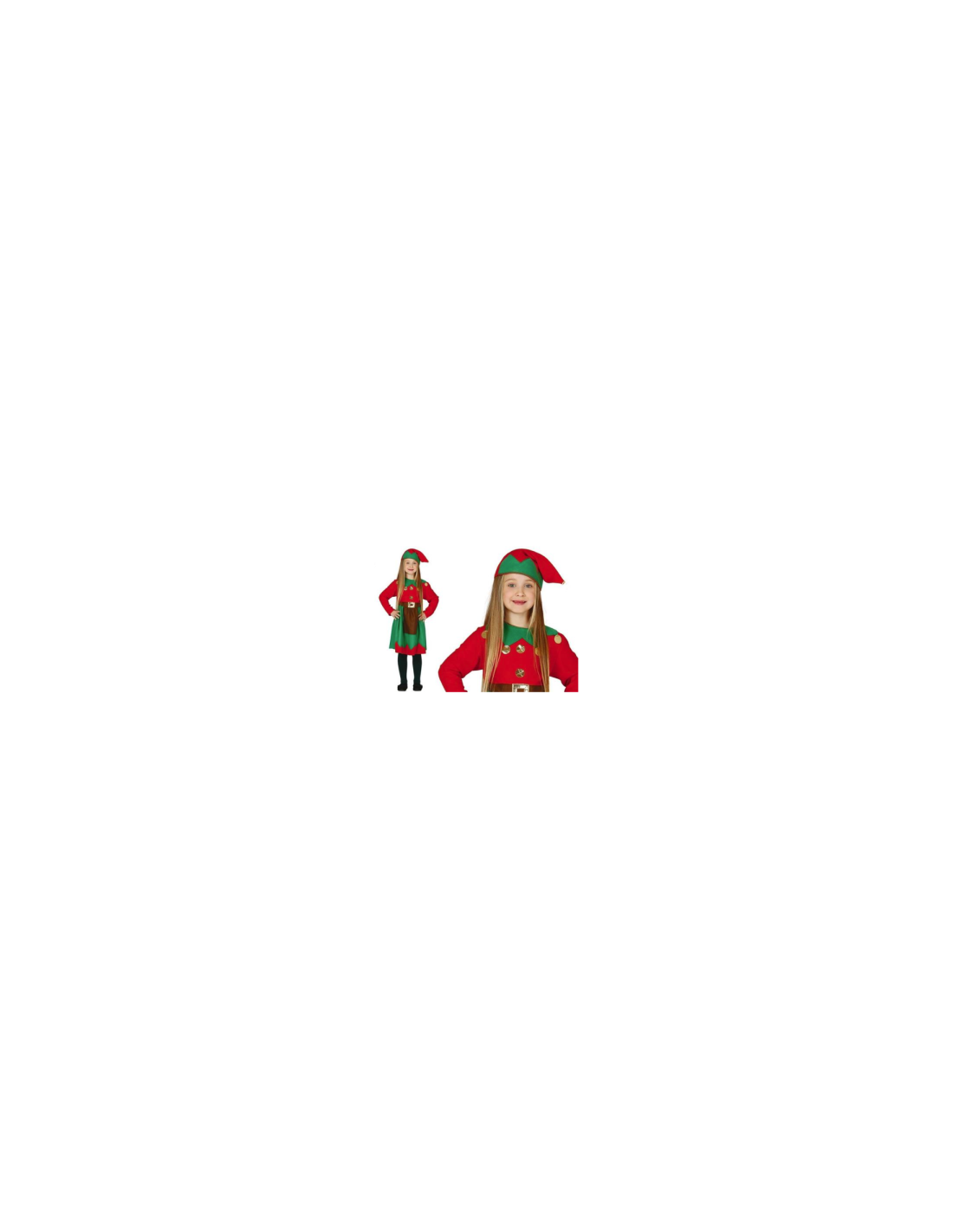 COSTUME 42543 ELFO DONNA GIOVANE 3/4 ANNI
