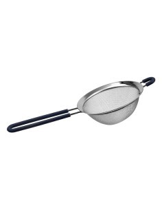 Colino in acciaio inox e silicone, diametro 9 cm, pratico e resistente