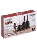 Portapadelle estensibile in ferro, dimensioni L. 58,5 x l. 21 x h. 18 cm, resistente e versatile