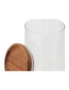 Espositore per spezie con 9 barattoli in acacia, dimensioni L.23 x P.24 x H.15 cm