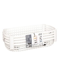 Carrello 4 Piani Bianco, Pratico e Compatto, Dimensioni 46,5 x 26 x 78,8 cm