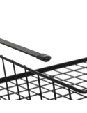Cestino Portaoggetti Nero 51,5x30x11,5 cm, Cestino Organizzatore, Portaoggetti per Casa, Contenitore Nero