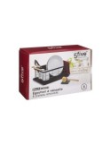 Scolapiatti e Posate in Metallo 46,5x32x19,4 cm, Porta Posate e Scolapiatti Cucina, Organizzatore Utensili da Cucina