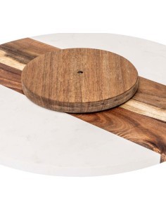 Piatto da Portata Girevole (Φ35) in Acacia, Design Elegante, FV Acacia 204642, Piatto Girevole per Cucina