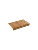 Tagliere in Bambù con Bordo, 35x24x4 cm, Tagliere Cucina Resistente e Naturale