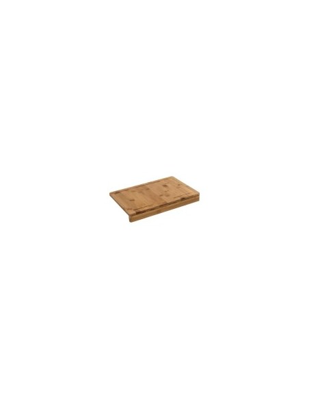 Tagliere in Bambù con Bordo, 35x24x4 cm, Tagliere Cucina Resistente e Naturale