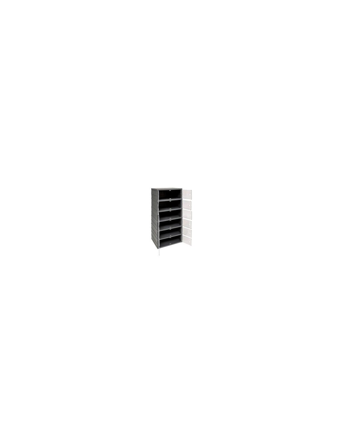 Armadietto Modulare Pieghevole, 6 Livelli, 46x36x19,75 cm – Organizzazione Salvaspazio