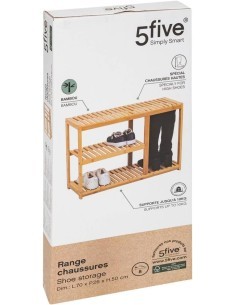 Scarpiera in Bambù "Sicela" 71x33x9 cm – 5Five Simply Smart, Elegante e Salvaspazio