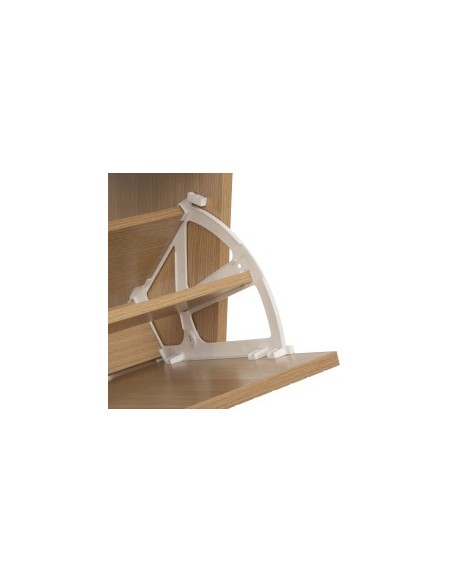Scarpiera 3 Cassetti in Legno 63x24x131,5 cm, Pratica e Spaziosa per Organizzare le Scarpe