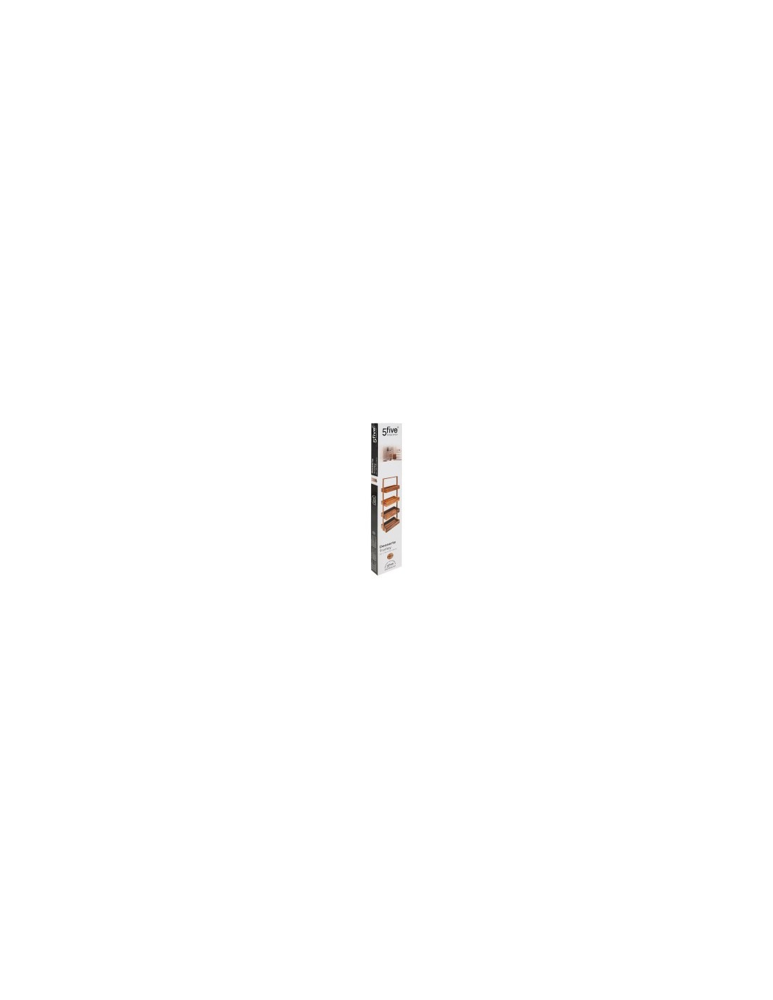 Scaffale Acacia 4 Livelli, 88x26,8x16 cm, Elegante e Funzionale per Ogni Ambiente