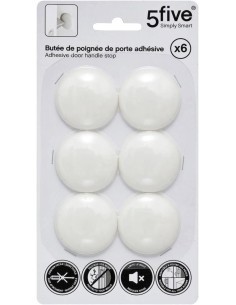 Confezione da 6 Paracolpi per Maniglie, Protezione per Mobili e Superfici