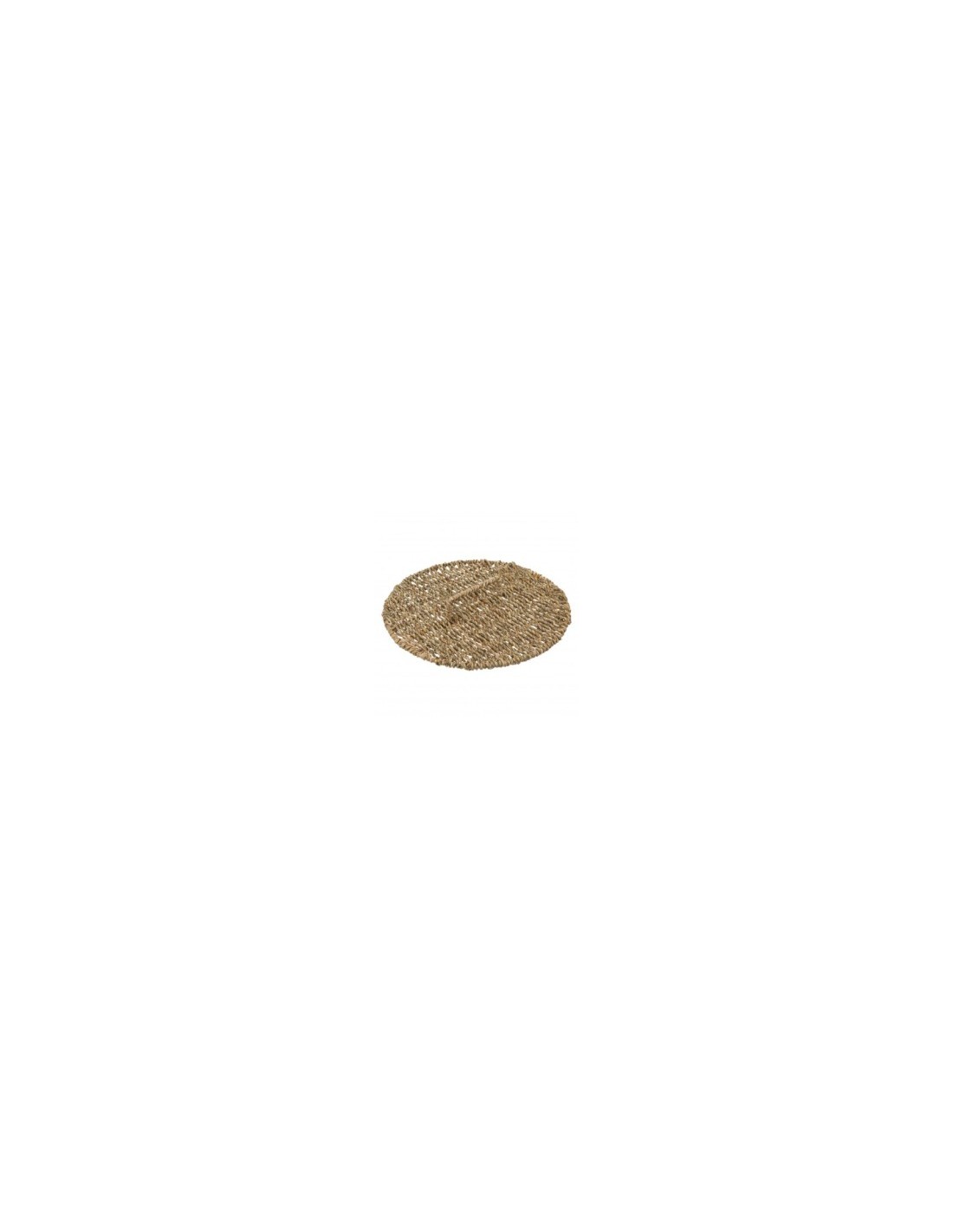 Cestino per il bagno in Erba Marina 9L, Contenimento 3L, Colore Marrone, Diametro 26,5 cm, Altezza 30,5 cm