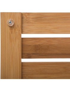 Grata a Doghe in Bambù Naturale, 53x36 cm, Design Versatile, Sostenibile, Resistente