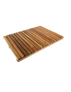 Passerella in Acacia 53x36 cm, Elegante, Resistente, Multifunzionale, Design Naturale