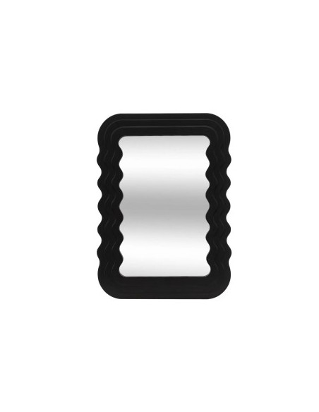 Specchio Bisellato Nero 40x55 cm, Elegante Design in MDF | Specchio BISAUTE