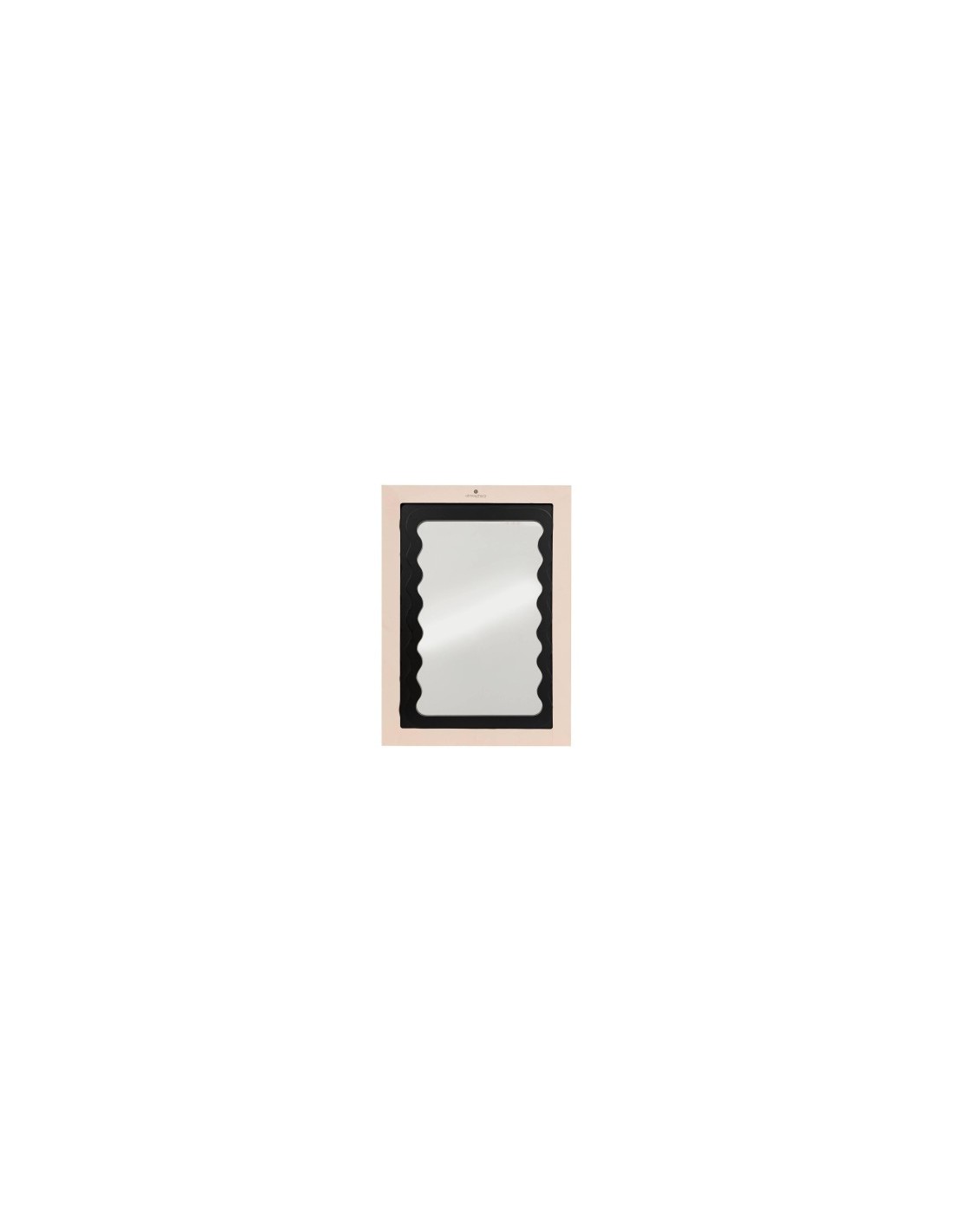 Specchio Bisellato Nero 40x55 cm, Elegante Design in MDF | Specchio BISAUTE